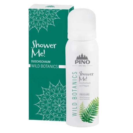 PINO Shower Me! Shower Foam Wild Botanics - dušivaht karbis, 75ml